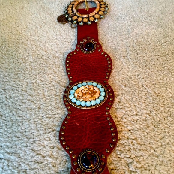 Leather belt